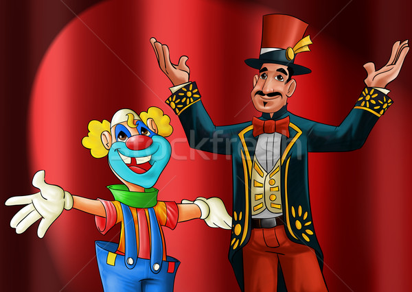 entertainer and clown Stock photo © davisales