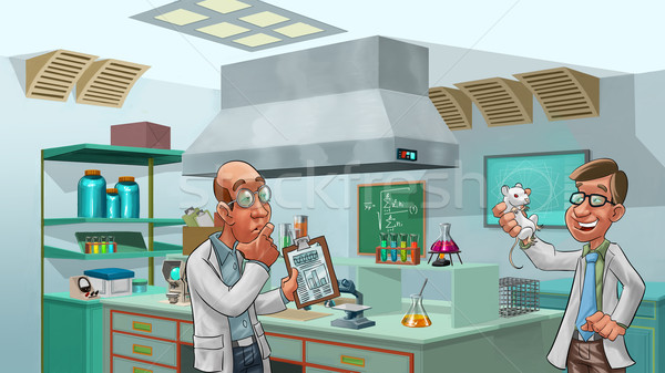doctors in the lab Stock photo © davisales