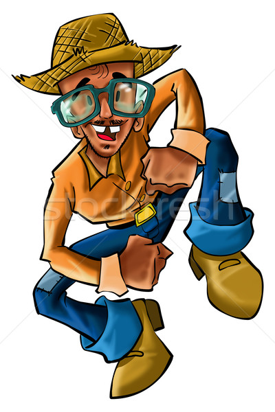 Country guy Stock photo © davisales