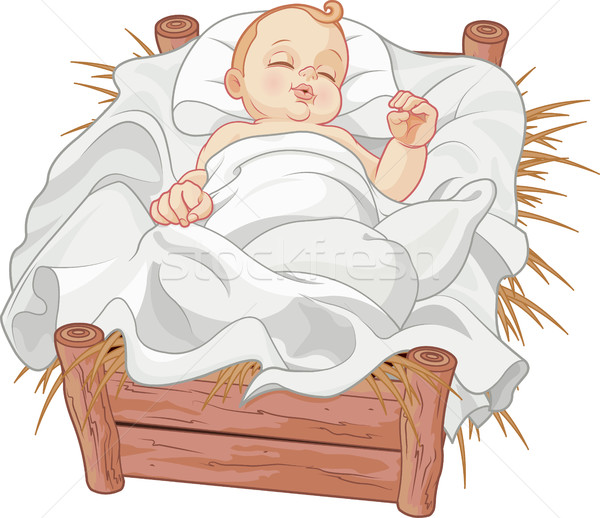 Baby Jesus Asleep Stock photo © Dazdraperma