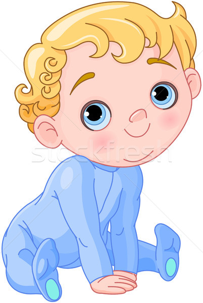 Cute Creeping Baby  Stock photo © Dazdraperma