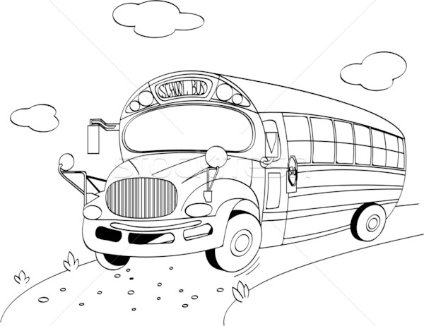 Раскраски Автобус / Тренер (транспорт) – Бесплатные раскраски для печати