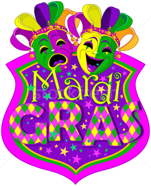 Mardi Gras Masks design Stock photo © Dazdraperma