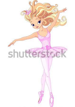 Danse ballerine illustration belle fille femmes [[stock_photo]] © Dazdraperma