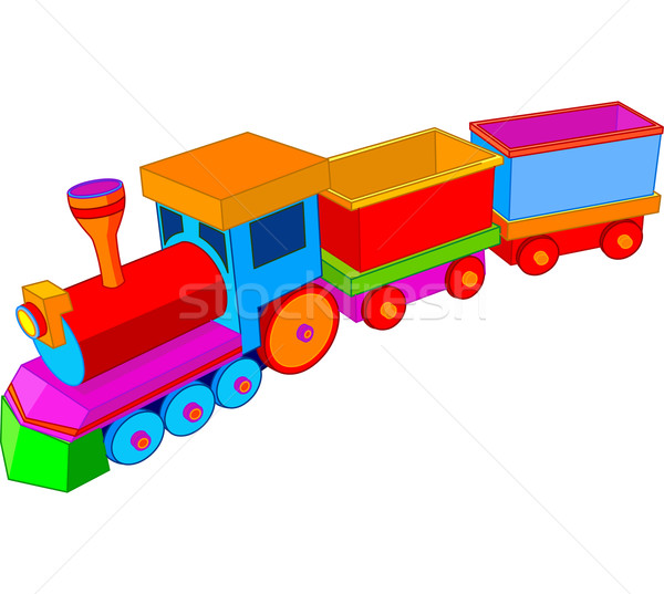 Toy train Stock photo © Dazdraperma