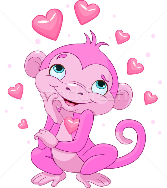 desenho de macaco rosa 13353181 PNG