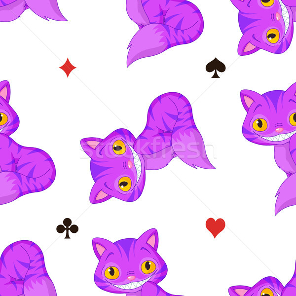 Cheshire Cat Pattern  Stock photo © Dazdraperma