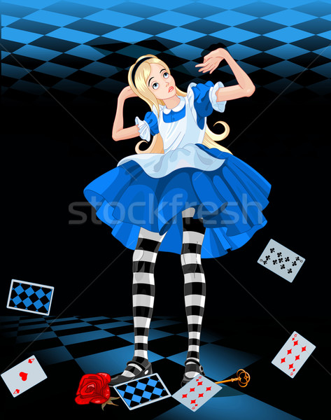 Stock photo: Alice Grow-up 