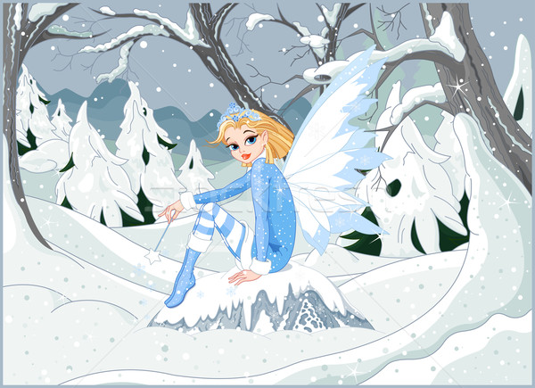 Winter Fairy Stock photo © Dazdraperma