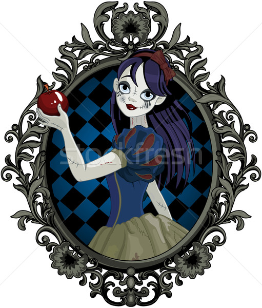 Halloween Snow White  Stock photo © Dazdraperma