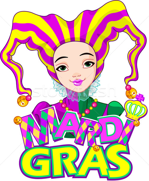 Mardi Gras harlequin design Stock photo © Dazdraperma
