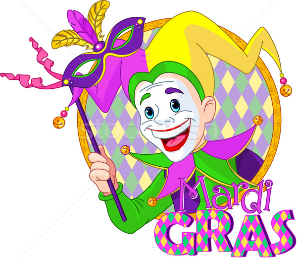 Mardi Gras jester Stock photo © Dazdraperma
