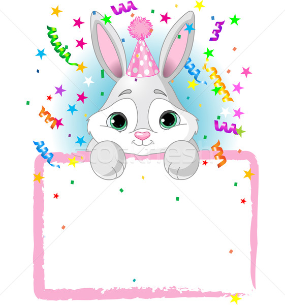 Baby Bunny Birthday Stock photo © Dazdraperma