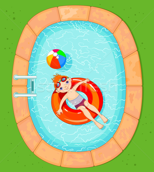 Boy at the Pool Stock photo © Dazdraperma