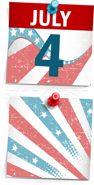 [[stock_photo]]: Patriotique · note · blanche · deux · design · bleu