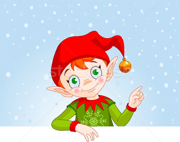 Christmas Elf Invite & Place Card Stock photo © Dazdraperma