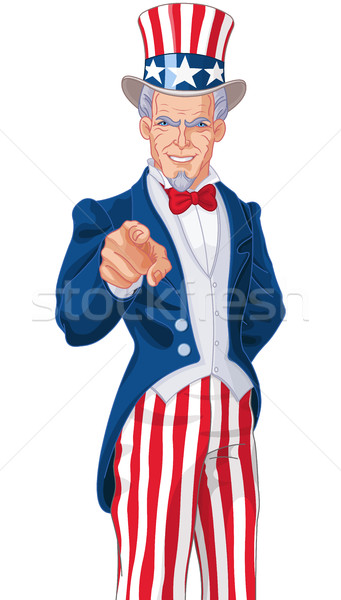 Uncle Sam Wants You!  Stock photo © Dazdraperma