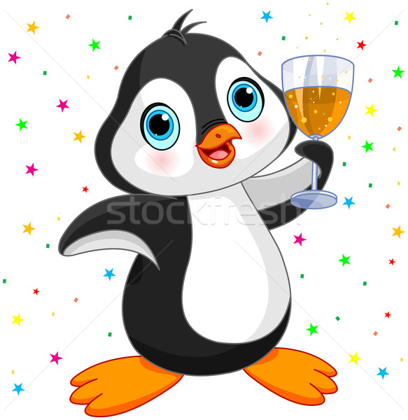 Pinguin Illustration Cute Geburtstag Kunst Vektor Grafiken C Anna Velichkovsky Dazdraperma Stockfresh