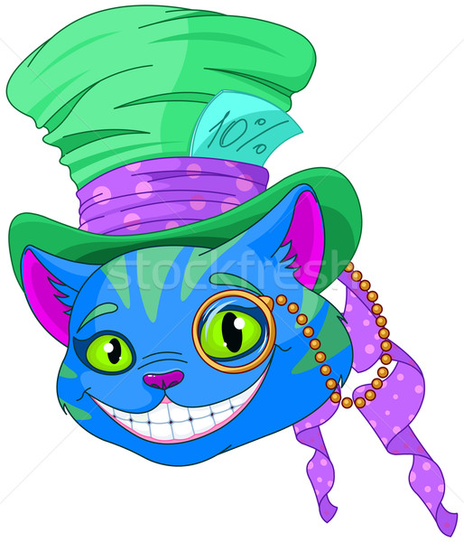 Cheshire Cat in Top Hat Stock photo © Dazdraperma