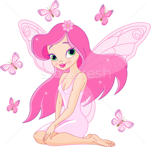 Spring fairy Stock photo © Dazdraperma