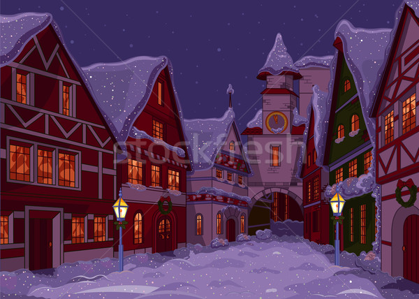 Christmas town  Stock photo © Dazdraperma