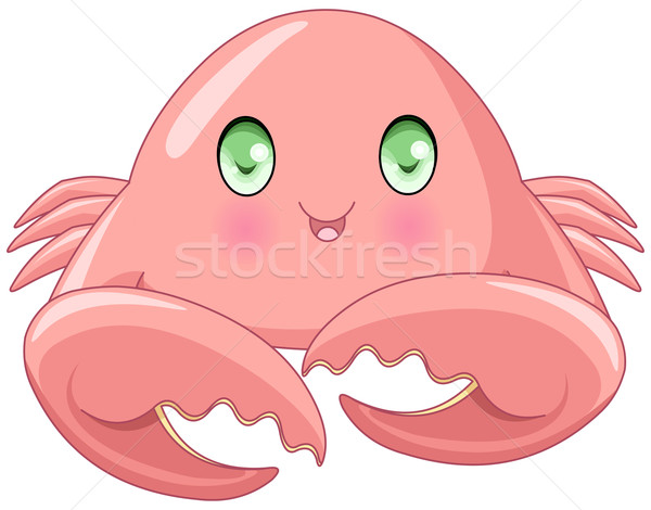 かわいい カニ 実例 水 海 赤 ストックフォト © Dazdraperma