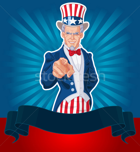 Uncle Sam Wants You!  Stock photo © Dazdraperma