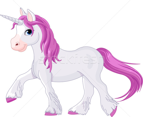 Quietly going unicorn Stock photo © Dazdraperma