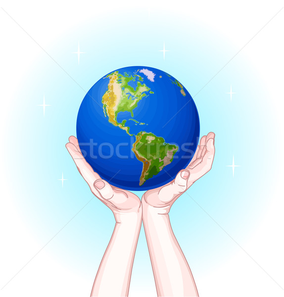 Save the planet Stock photo © Dazdraperma