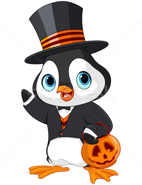 Halloween Penguin Stock photo © Dazdraperma