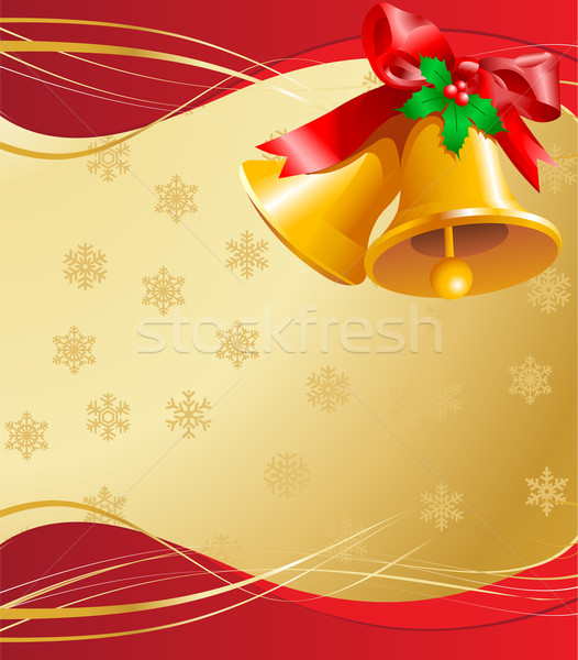 Christmas Bells Card Stock photo © Dazdraperma