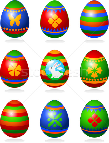 Easter eggs Stock photo © Dazdraperma