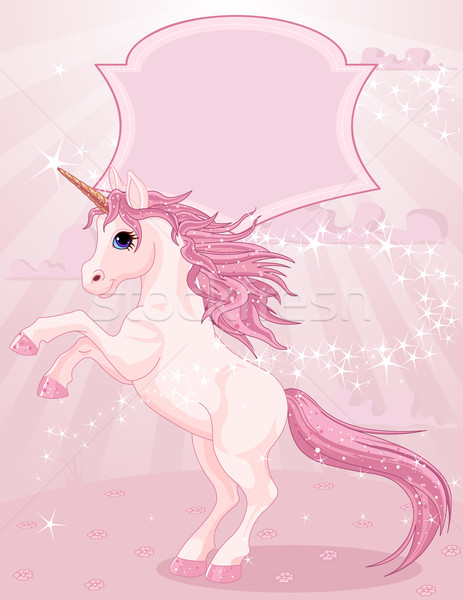 Magic unicorn Stock photo © Dazdraperma