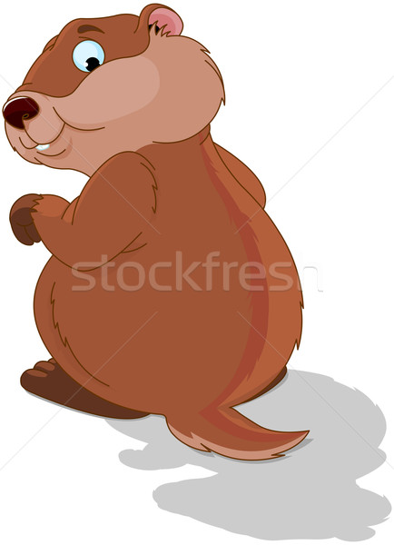 Stockfoto: Illustratie · cute · natuur · kaart · vakantie · cartoon