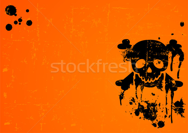 Halloween Skull background Stock photo © Dazdraperma