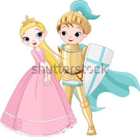 Medieval Boy and Girl Stock photo © Dazdraperma