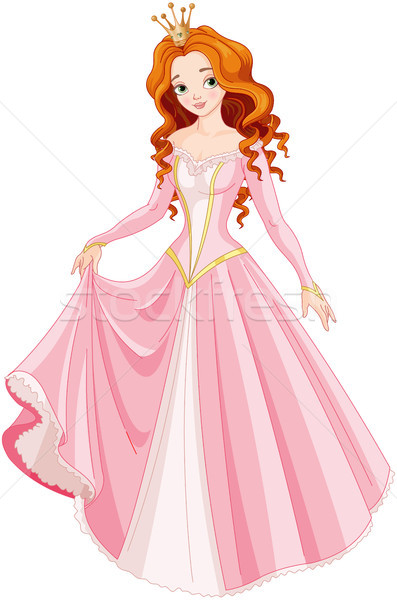 Beautiful Red Haired Princess Stock photo © Dazdraperma