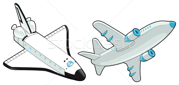 Airplane and shuttle. Stock photo © ddraw