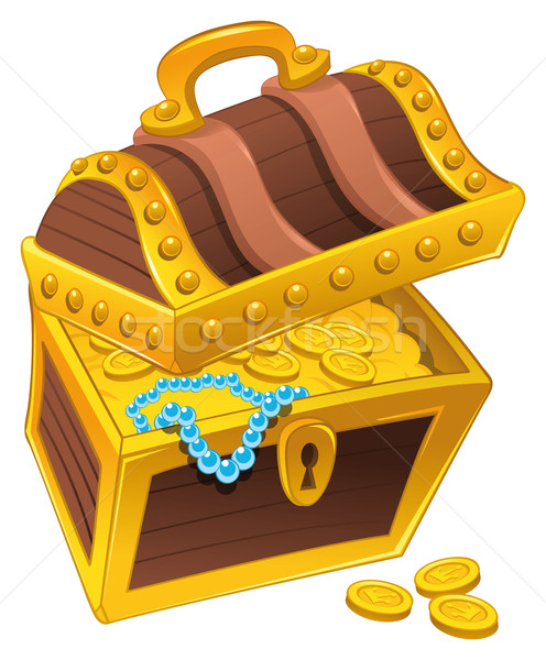 Treasure chest. Stock photo © ddraw