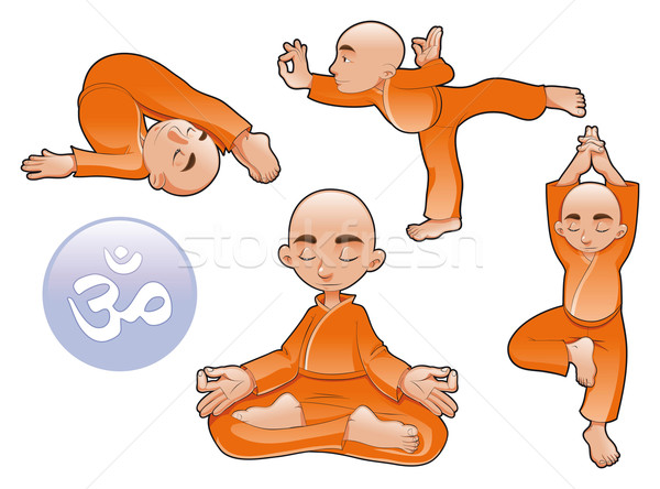 Yoga Positions. Stock photo © ddraw