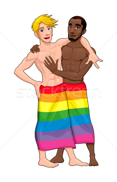 Nascido sorrir bandeira menino preto Foto stock © ddraw