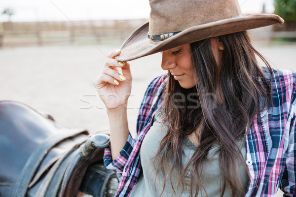 Foto stock: Bastante · cerca · rancho · retrato