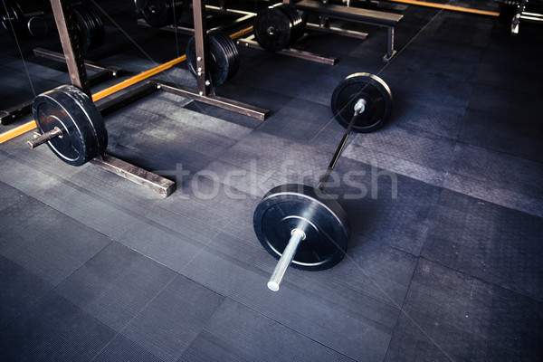 Closeup image of a fitness equipment Stock photo © deandrobot