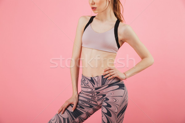 Imagen asombroso jóvenes fitness deportes mujer Foto stock © deandrobot