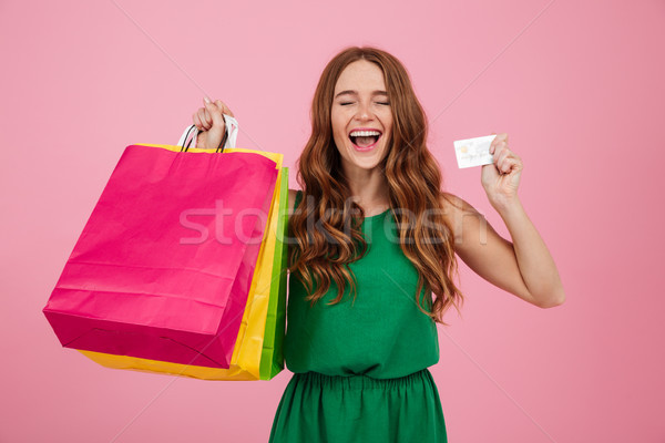 Portrait heureux satisfait femme [[stock_photo]] © deandrobot