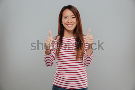 [[stock_photo]]: Portrait · jeunes · asian · femme · flirt