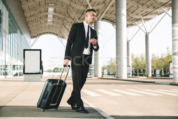 Stock photo: Handsome businessman dressed in suit