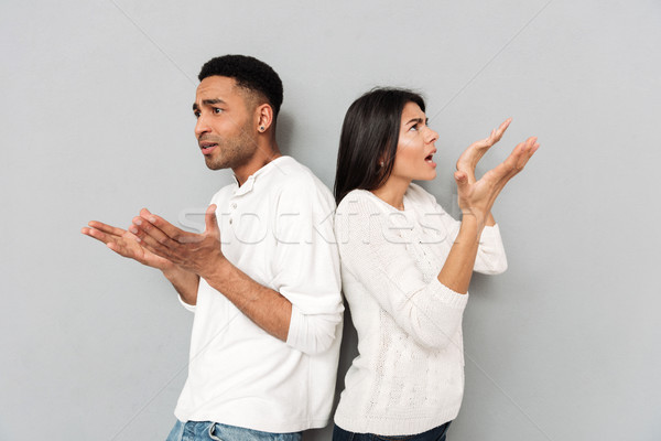 Couple upset about something Stock photo © deandrobot