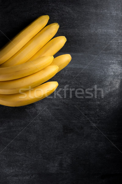 Stockfoto: Top · afbeelding · vruchten · banaan · donkere