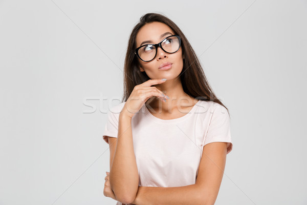 [[stock_photo]]: Portrait · jeunes · asian · femme · lunettes